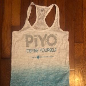 Piyo Beachbody ombré tank